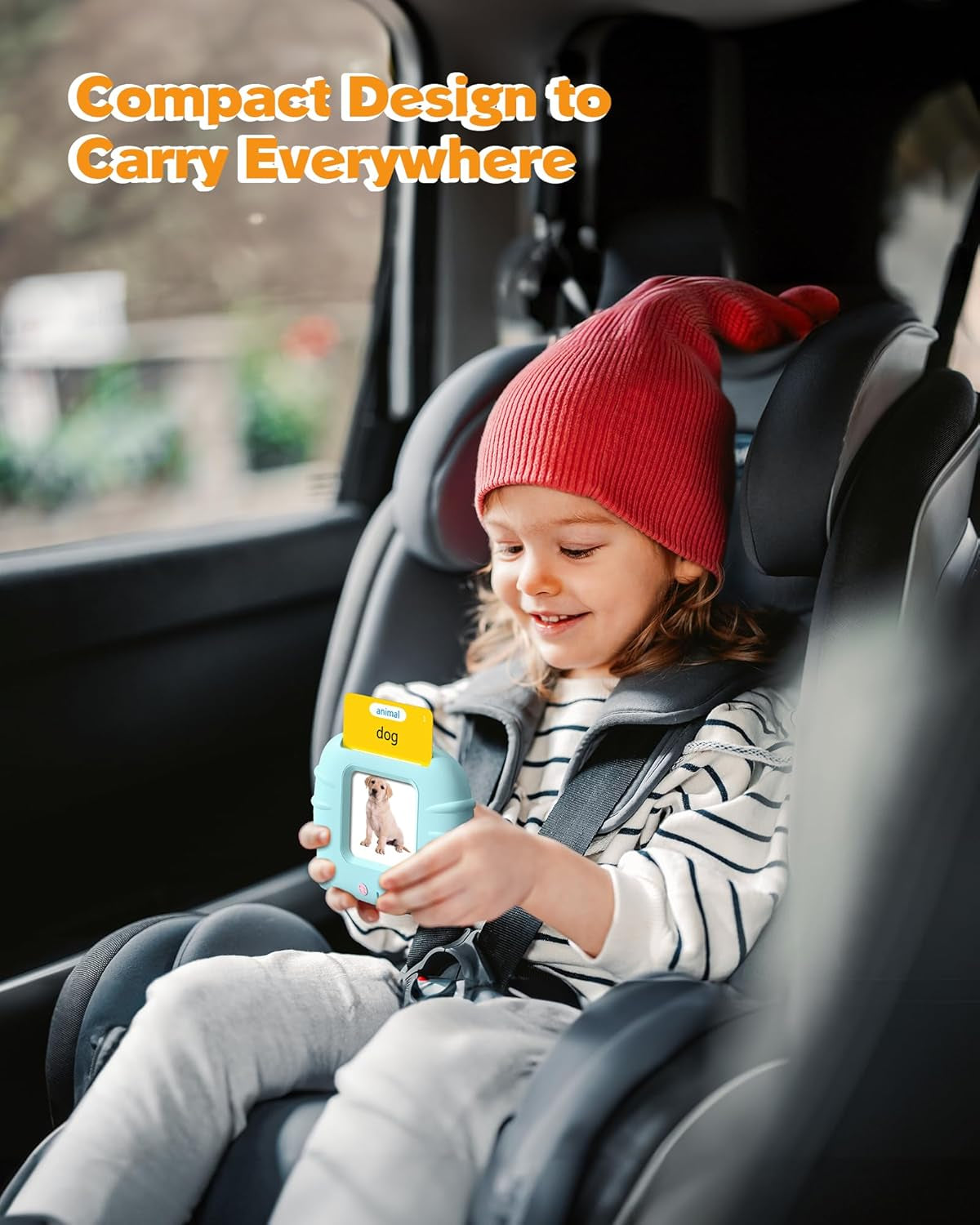 Talking Flash Cards for Toddlers 1-4 Years Old, Language Learning & Montessori Learning Tool with 224 Words, Pocket Speech Therapy Device, Children'S Sensory Educational Toy