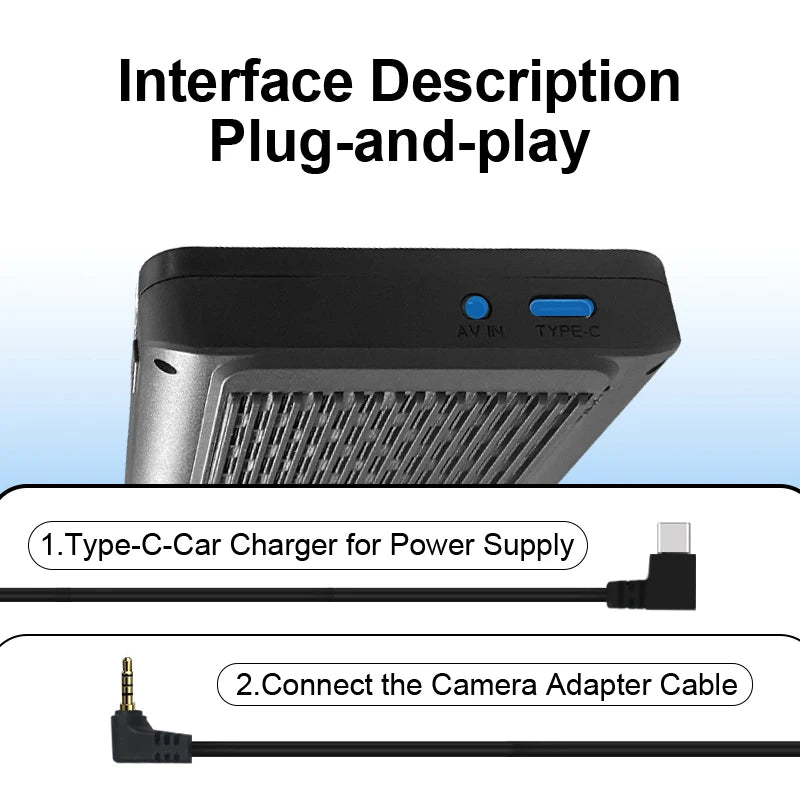 1080P Dual Lens Car Baby Monitor, Multiple Installation Methods, Rear Seat Visible, Adjustable Lens, 6.86-Inch Screen