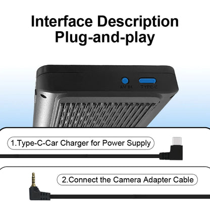 1080P Dual Lens Car Baby Monitor, Multiple Installation Methods, Rear Seat Visible, Adjustable Lens, 6.86-Inch Screen